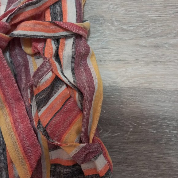 Striped Paperbag Skirt - Picture 3 of 3